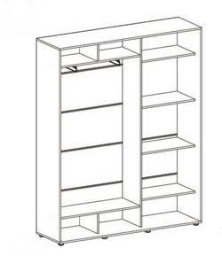 Kapp riidepuu toruga Elma 1624-1-SS-45