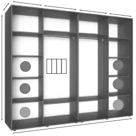 Kapp riidepuu toruga Elma 2523-1-LLSS-60