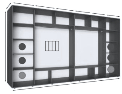 Kapp riidepuu toruga Elma 3924-1-LLSS-60