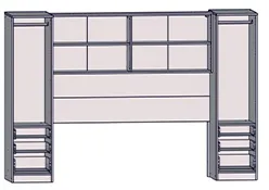 Kapp riidepuu toruga Panama PXMW01