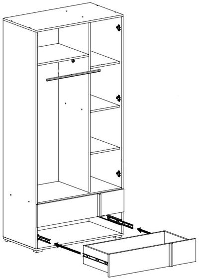 Kapp riidepuu toruga Remo RM02