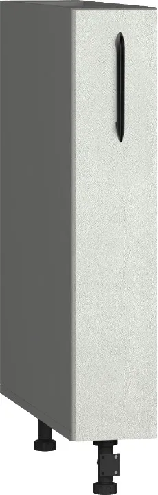 Köögikapp BlanKit D15C Graphite+Concrete cream.353 M