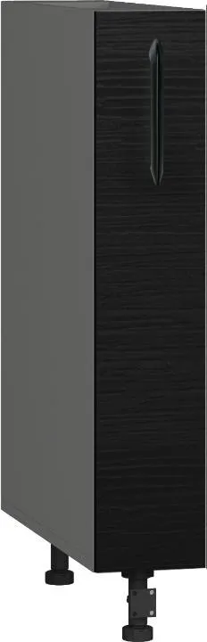 Köögikapp BlanKit D15C Graphite+OakBlack.381 M