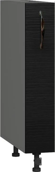 Köögikapp BlanKit D15C Graphite+OakBlack.381 M2