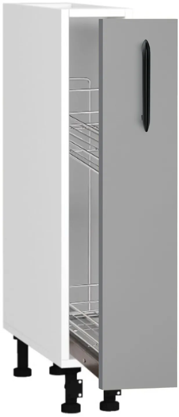 Köögikapp BlanKit D15C White+GreyQuartz.M306 M