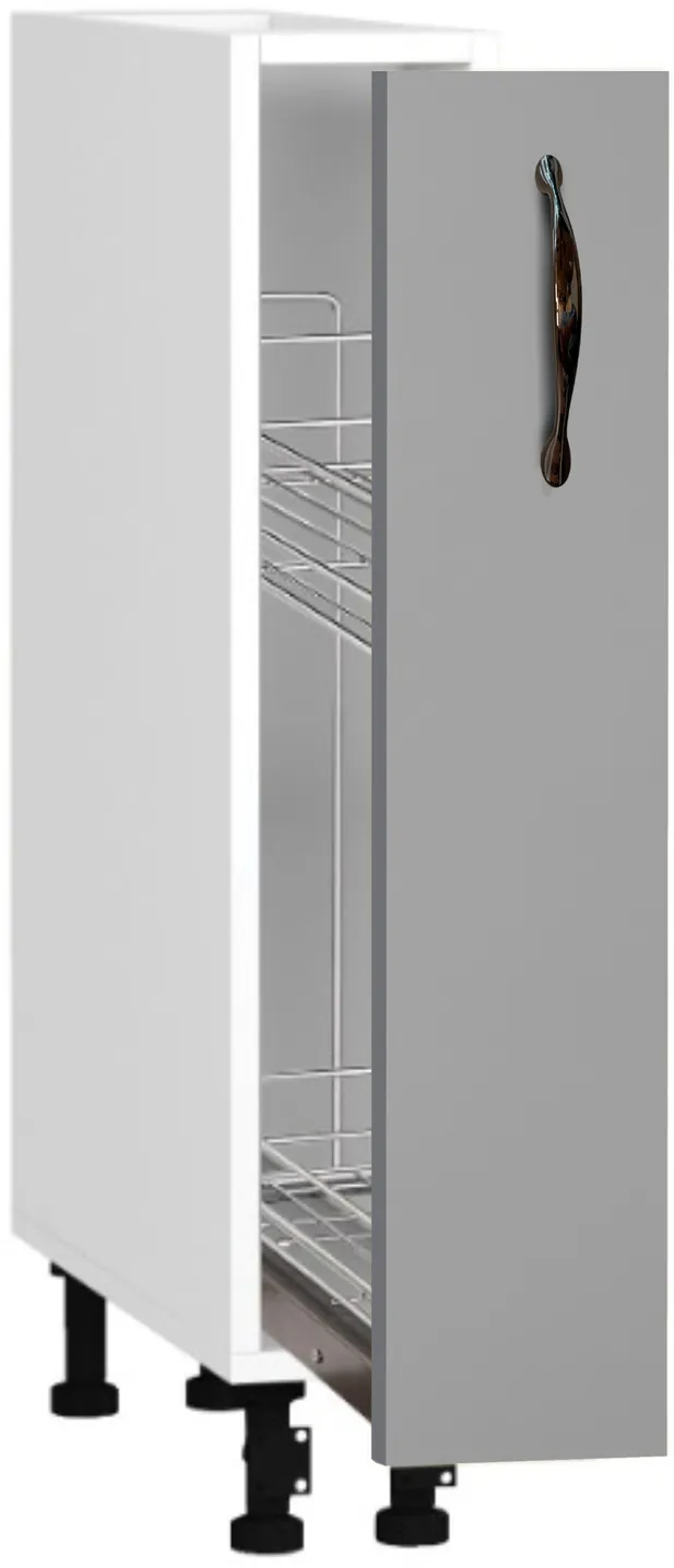 Köögikapp BlanKit D15C White+GreyQuartz.M306 M2