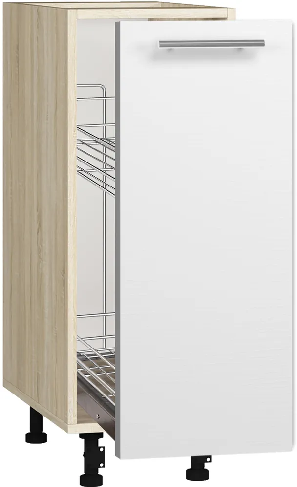 Köögikapp BlanKit D30C Sonoma+OakWhite.266