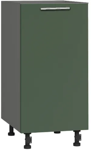Köögikapp BlanKit D40 Graphite+GreenSmoky.M356 R128