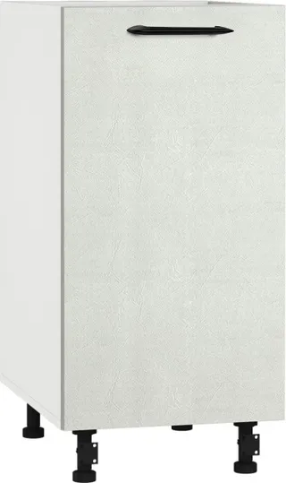 Köögikapp BlanKit D40 White+Concrete cream.353 M