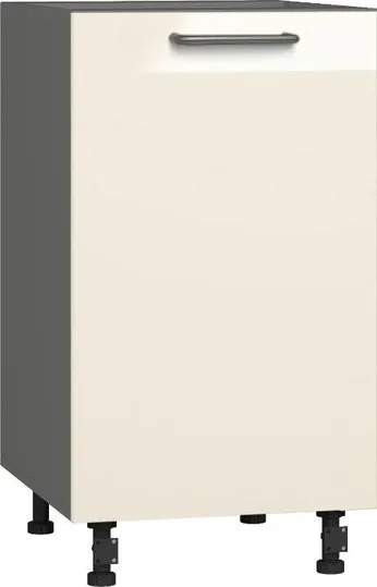 Köögikapp BlanKit D45 Graphite+Beige.G406 U4