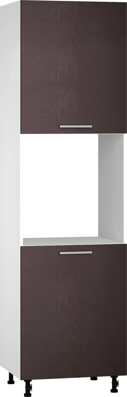 Köögikapp BlanKit D60C.h214.2D White+BrushBronze.M369