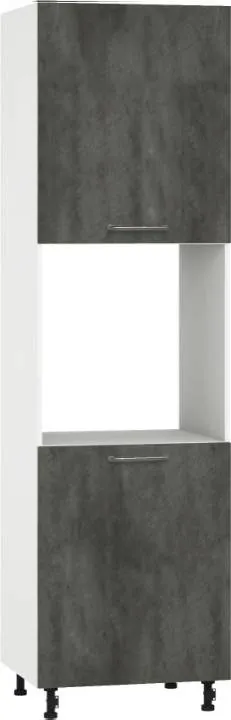 Köögikapp BlanKit D60C.h214.2D White+CementDark.M361 U4
