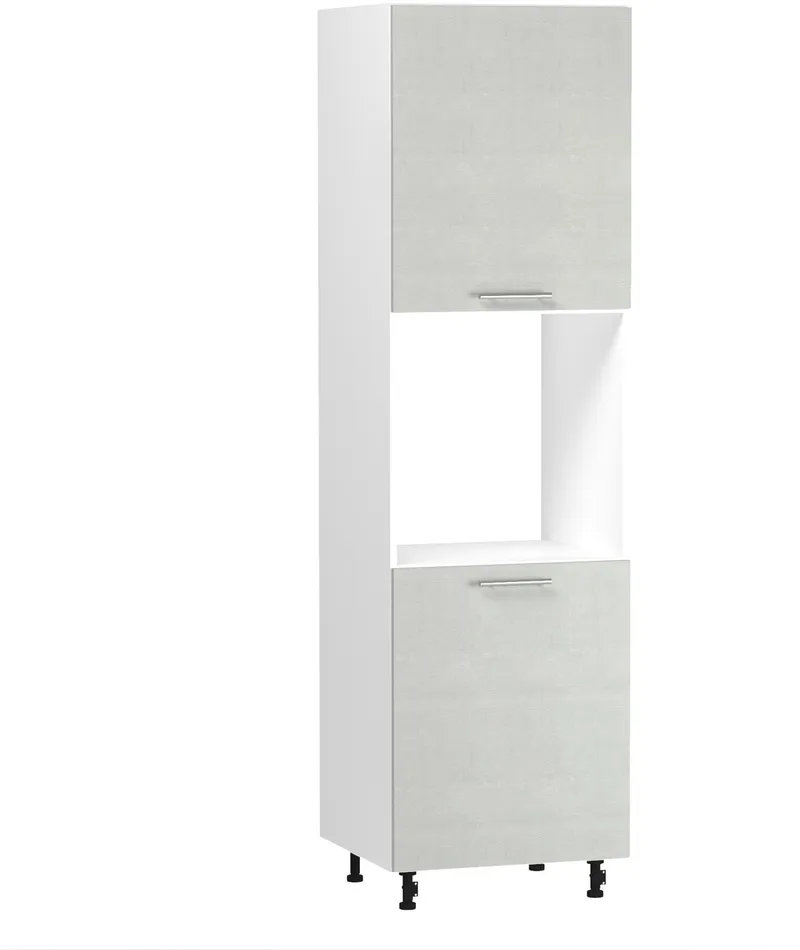 Köögikapp BlanKit D60C.h214.2D White+Concrete Cream.M353