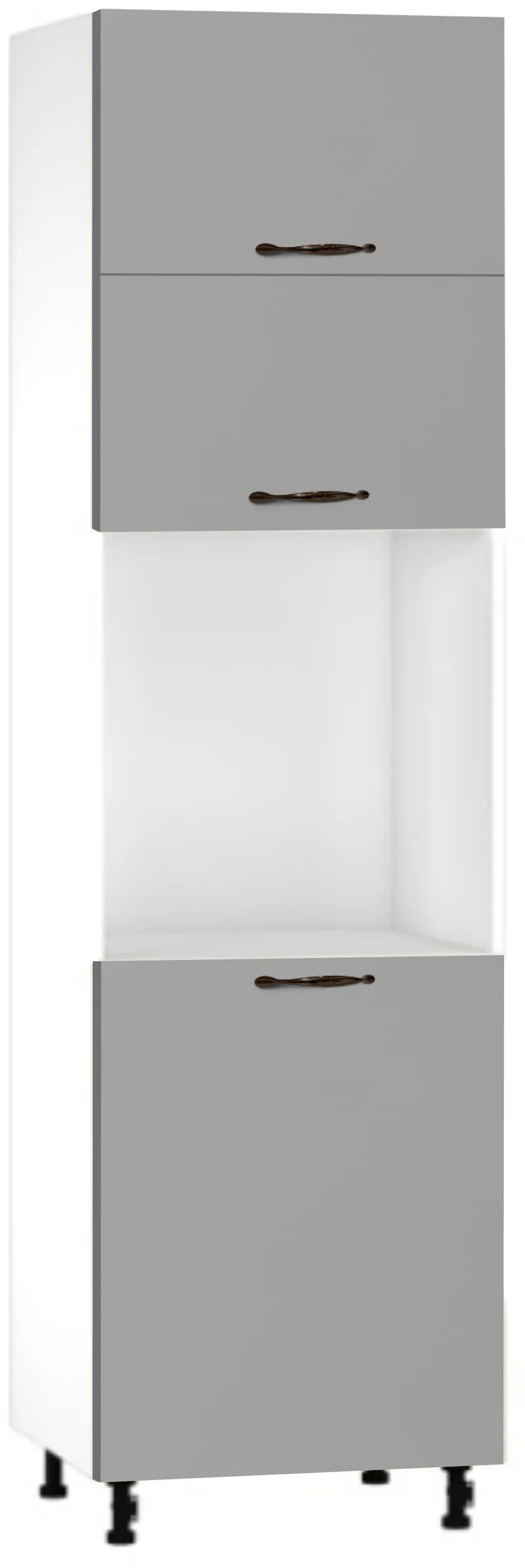 Köögikapp BlanKit D60C.h214 White+GreyQuartz.M306 M2