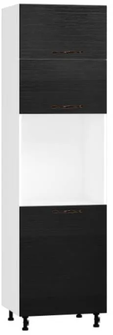 Köögikapp BlanKit D60C.h214 White+OakBlack.381 M2