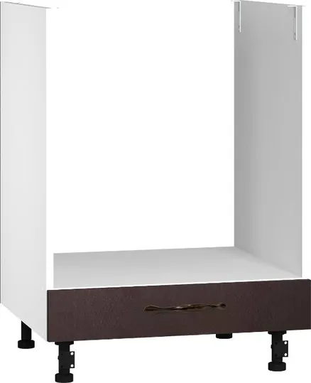 Köögikapp BlanKit D60C White+BrushBronze.M369 M2