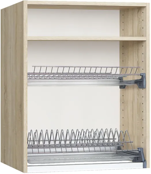 Köögikapp BlanKit G60.D Sonoma+Bordo.G410
