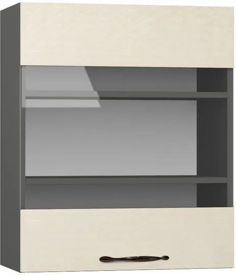 Köögikapp BlanKit G60W Graphite+BrushCreamy.M273 M2