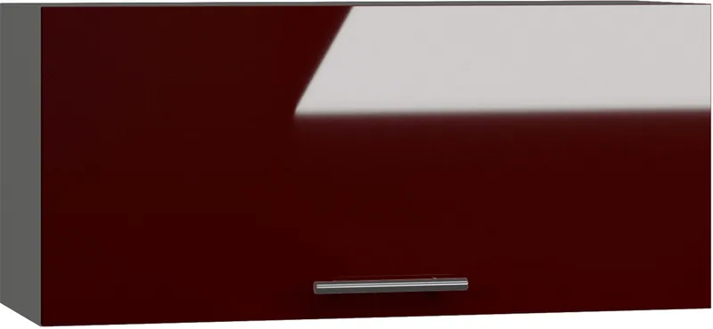 Köögikapp BlanKit G80.h36 Graphite+Bordo.G410
