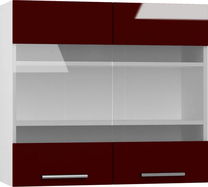 Köögikapp BlanKit G80W White+Bordo.G410