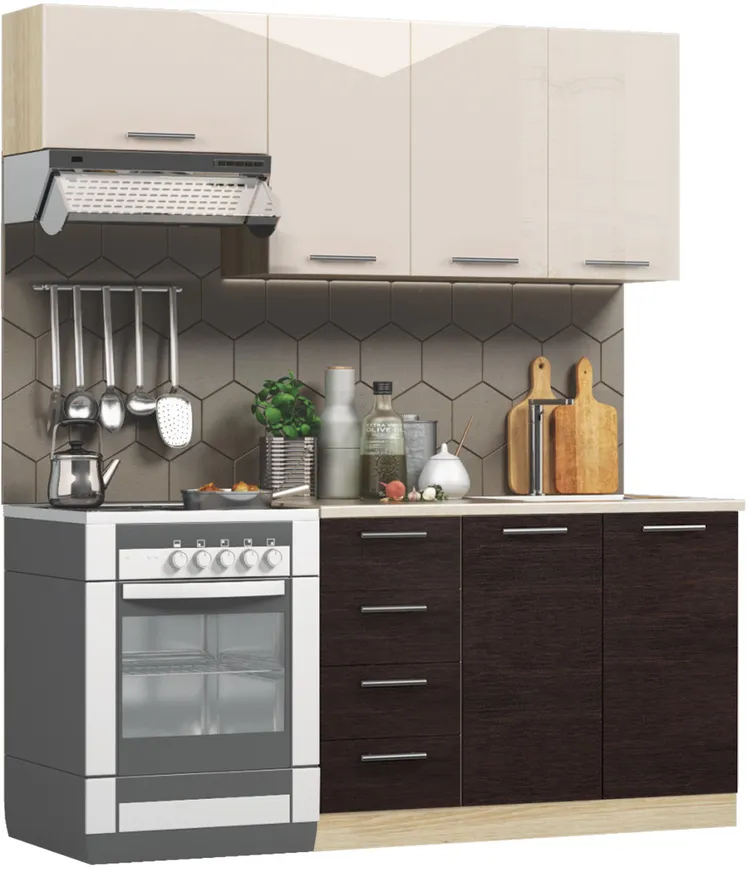 Köögimööbli komplekt BlanKit 180 Beige.G406/Tik.279