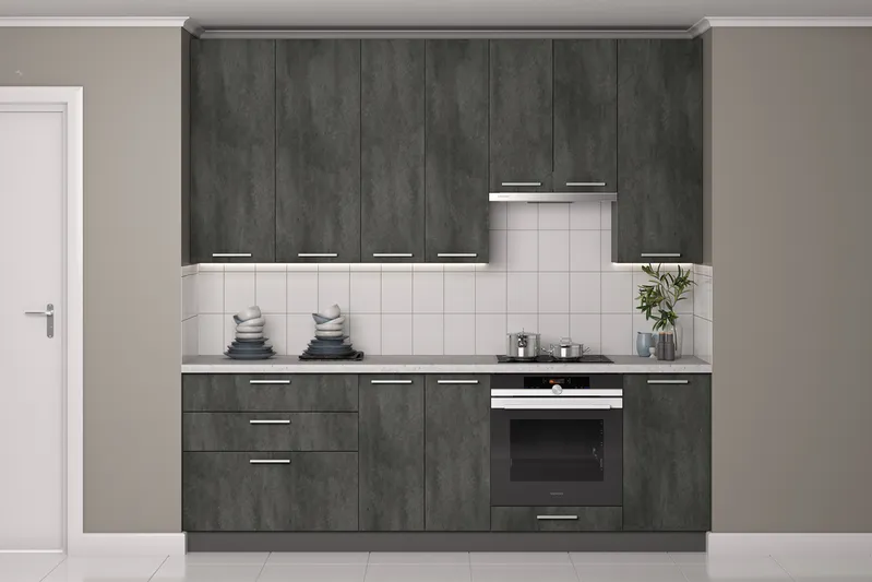 Köögimööbli komplekt BlanKit 240M1 CementDark.M361 G
