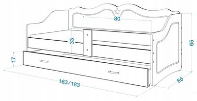 Кровать Lili TK 180x80
