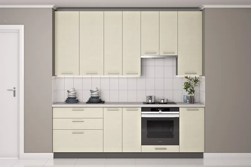 Кухонный комплект / гарнитур BlanKit 240M1 CementAlmonds.M283 G