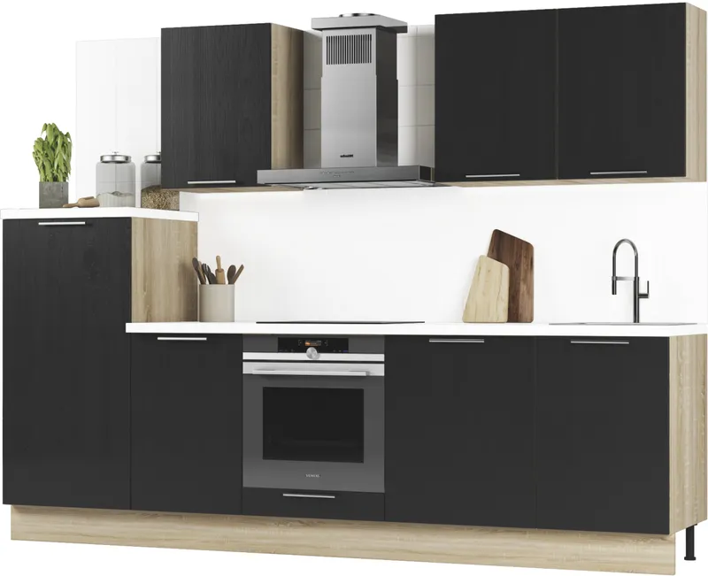 Кухонный комплект / гарнитур BlanKit 300 OakBlack.381