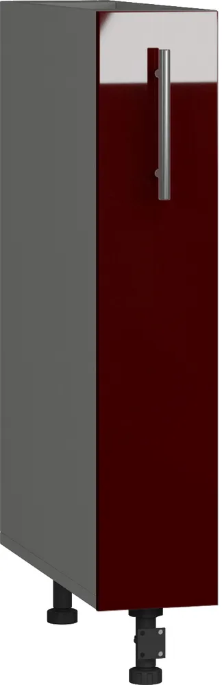 Кухонный шкаф модульной системы BlanKit D15C Graphite+Bordo.G410