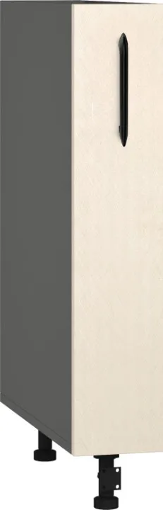 Кухонный шкаф модульной системы BlanKit D15C Graphite+BrushCreamy.M273 M