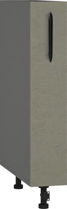 Кухонный шкаф модульной системы BlanKit D15C Graphite+Cement Gothic.M389 M