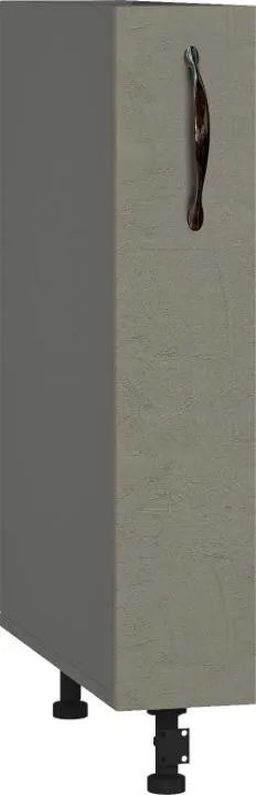 Кухонный шкаф модульной системы BlanKit D15C Graphite+Cement Gothic.M389 M2