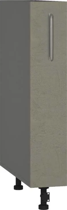 Кухонный шкаф модульной системы BlanKit D15C Graphite+Cement Gothic.M389 U4