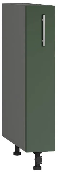 Кухонный шкаф модульной системы BlanKit D15C Graphite+GreenSmoky.M356 R128