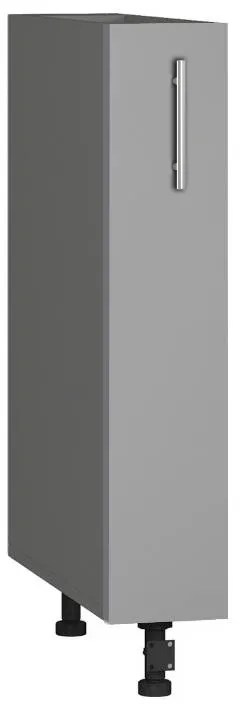 Кухонный шкаф модульной системы BlanKit D15C Graphite+GreyQuartz.M306 R128