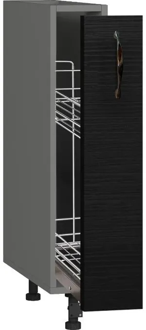 Кухонный шкаф модульной системы BlanKit D15C Graphite+OakBlack.381 M2