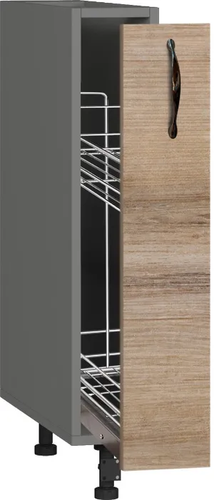 Кухонный шкаф модульной системы BlanKit D15C Graphite+Sequoia.270 M2