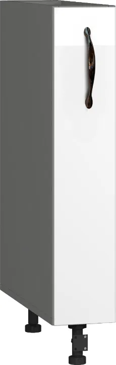 Кухонный шкаф модульной системы BlanKit D15C Graphite+White.G382 M2