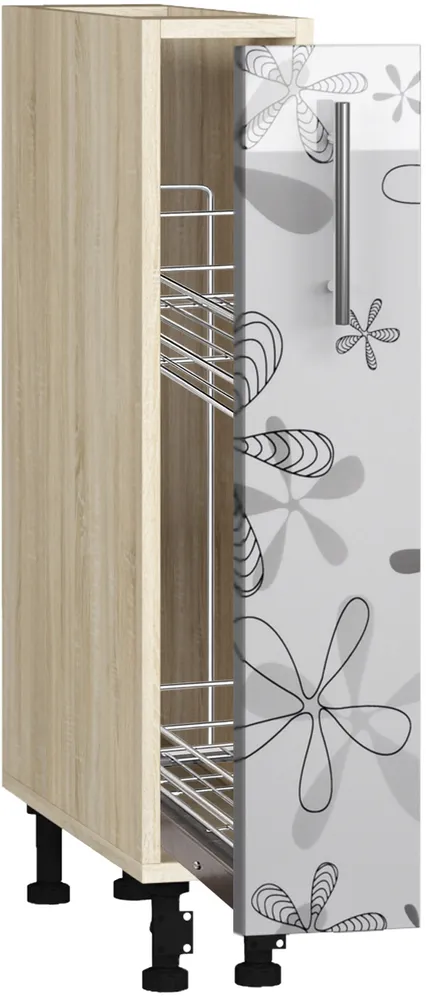 Кухонный шкаф модульной системы BlanKit D15C Sonoma+Flower.G432