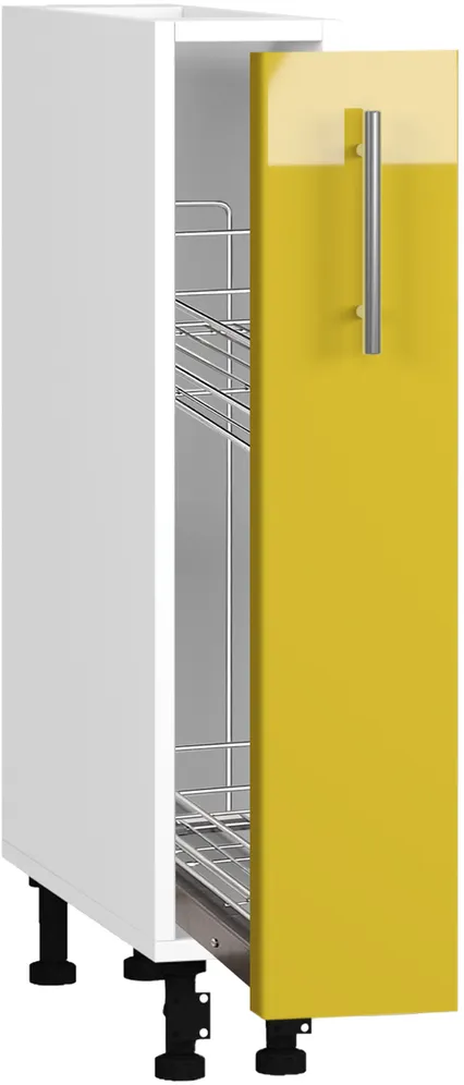 Кухонный шкаф модульной системы BlanKit D15C White+Yellow.G371
