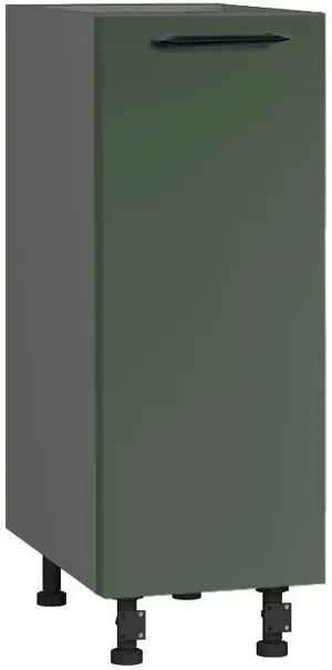 Кухонный шкаф модульной системы BlanKit D30 Graphite+GreenSmoky.M356 M