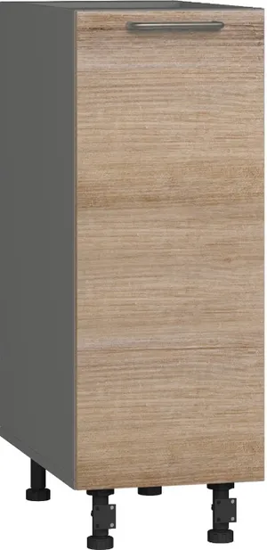 Кухонный шкаф модульной системы BlanKit D30 Graphite+Sequoia.270 U4