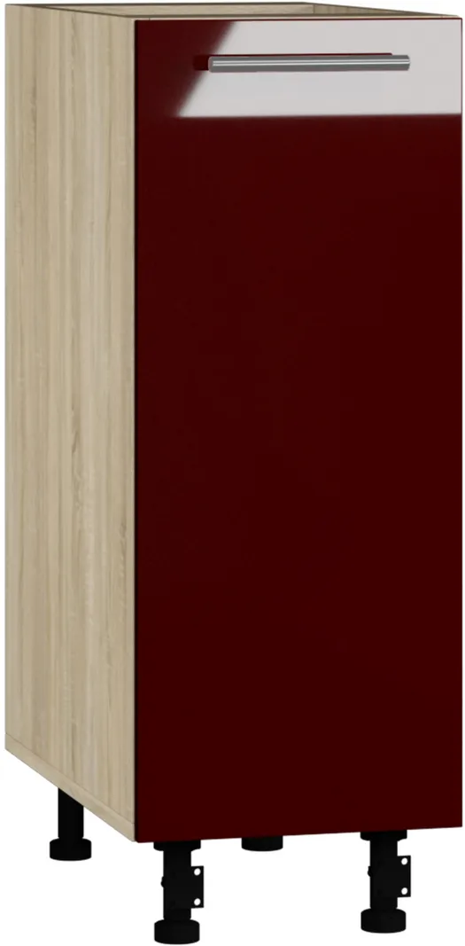 Кухонный шкаф модульной системы BlanKit D30 Sonoma+Bordo.G410