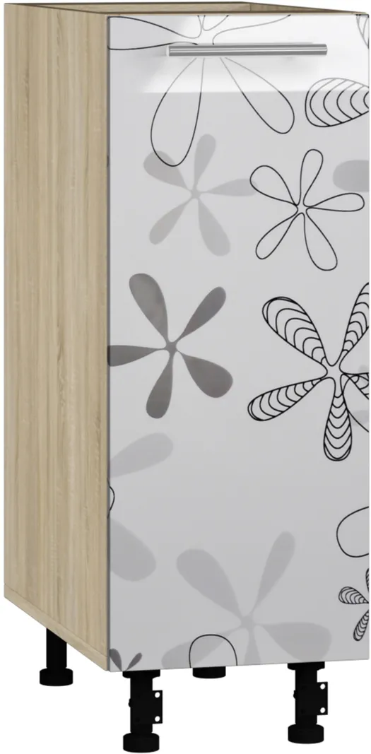 Кухонный шкаф модульной системы BlanKit D30 Sonoma+Flower.G432