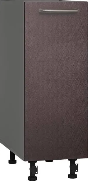 Кухонный шкаф модульной системы BlanKit D30C Graphite+BrushBronze.M369 U4