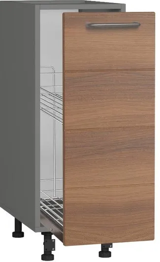 Кухонный шкаф модульной системы BlanKit D30C Graphite+Chicory dark.395 U4