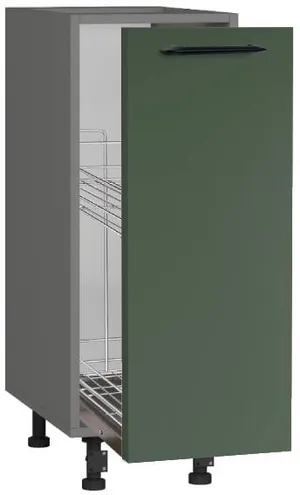 Кухонный шкаф модульной системы BlanKit D30C Graphite+GreenSmoky.M356 M