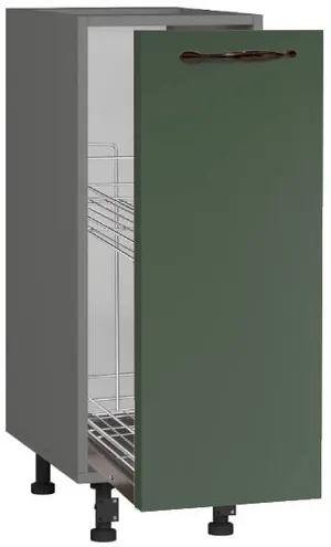 Кухонный шкаф модульной системы BlanKit D30C Graphite+GreenSmoky.M356 M2