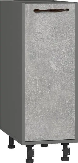 Кухонный шкаф модульной системы BlanKit D30C Graphite+Industrial SG M2